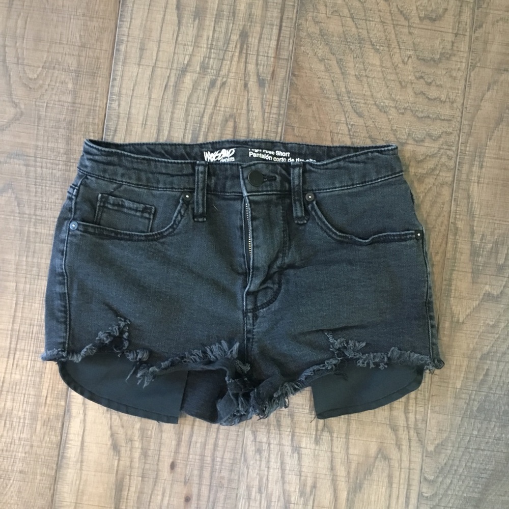black short shorts